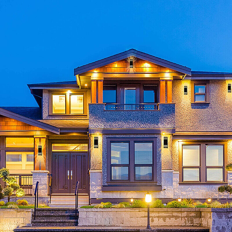 Norvo | Utendørs Moderne Vegglampe (sett med 2)