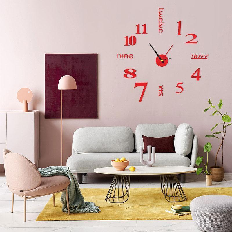Norvo | Moderne DIY stempelfri veggklokke