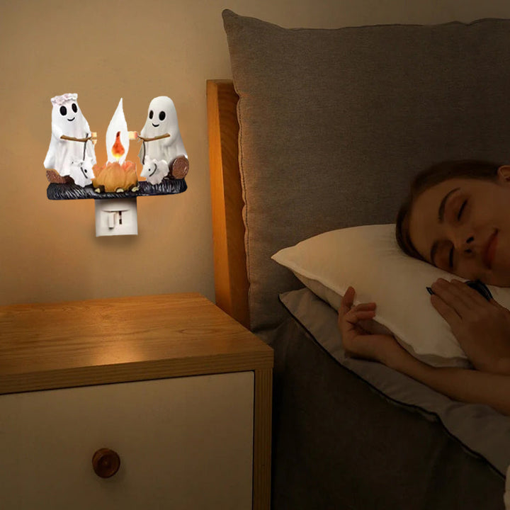 Norvo | 👻 Spøkelseshbål med flakkende nattlys 🎃 ❤️🔥