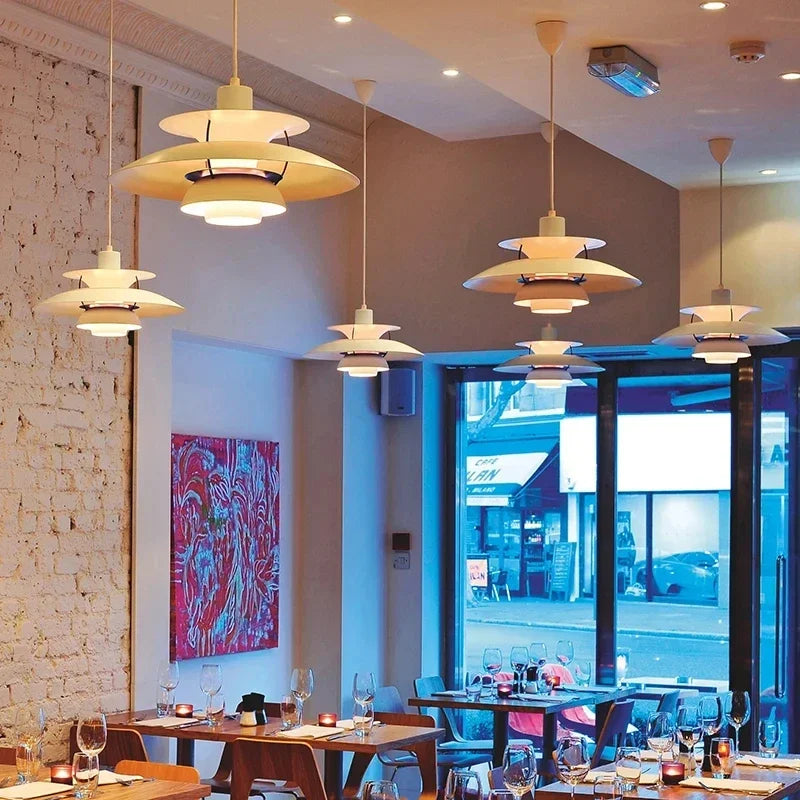 Norvo | Moderne LED Taklampe Rund – Dimbar & Holdbar – Stilfull Belysning for Stue, Spisestue & Kontor