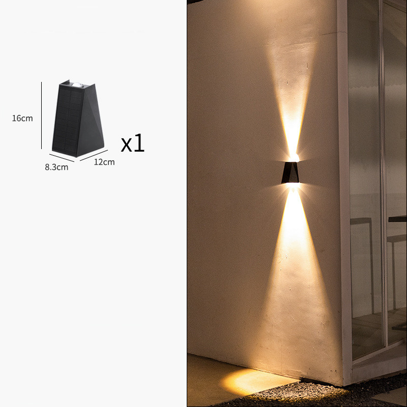 Norvo | Moderne LED utendørs vegglampe med opp- og nedlys – Vanntett vegglampe for husfasade og inngangsparti