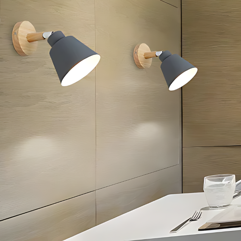 Norvo | ScandiLamp | Minimalistisk LED Vegglampe i Skandinavisk Design
