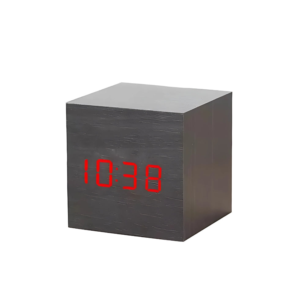 Norvo | Moderne Kube LED Vekkerklokke