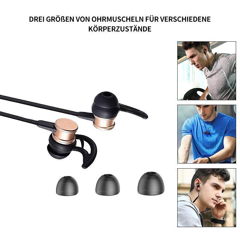 Norvo | Bluetooth-Hodetelefoner, Stereo In-Ear Hodetelefoner, Sikker Passform For Sport, Treningssenter, Reise (Vanntett, Støyreduserende Mikrofon)