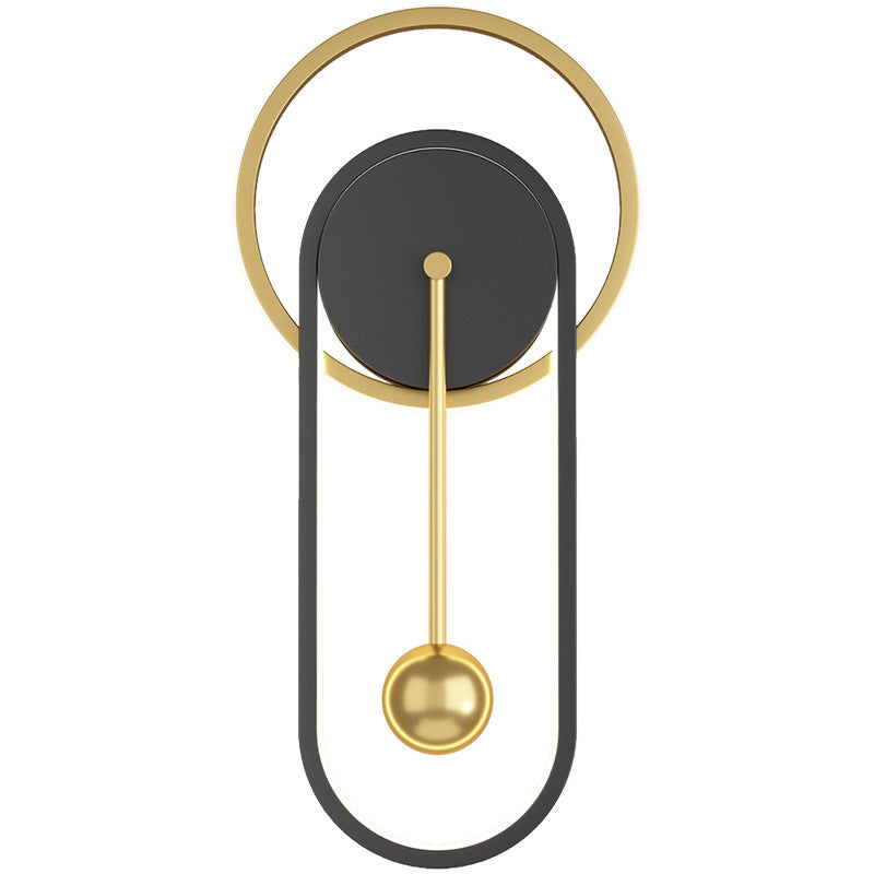 Norvo | Nordisk Minimalistisk Stille Klokke Vegglampe