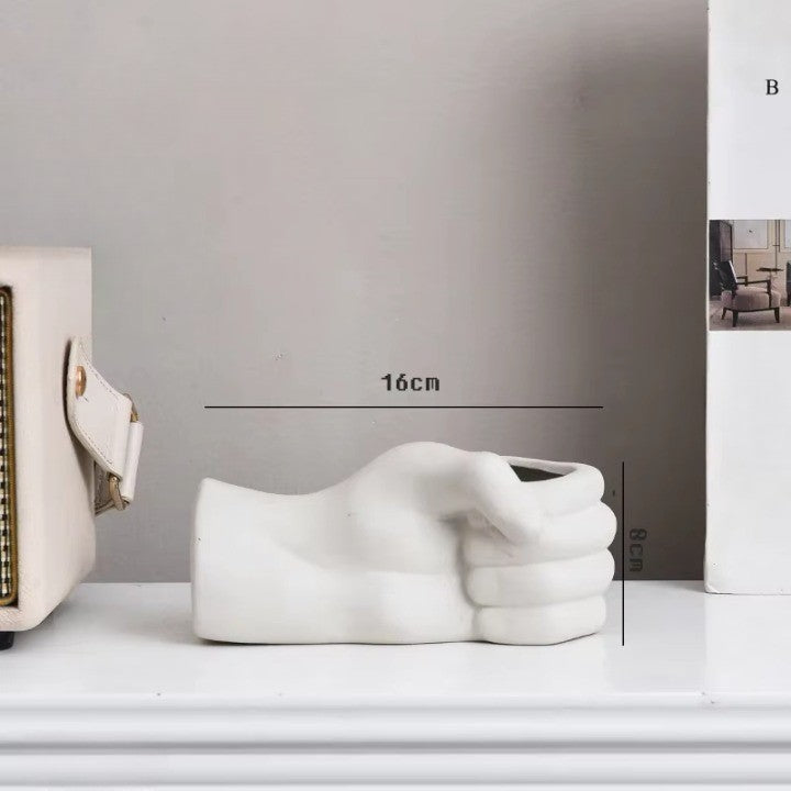 Norvo | Kunstnerisk Håndgestus Keramisk Bordblomst Vase