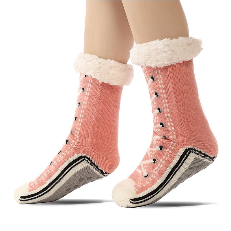Norvo | Ultra-tykke Cashmere Slippers Sokker S