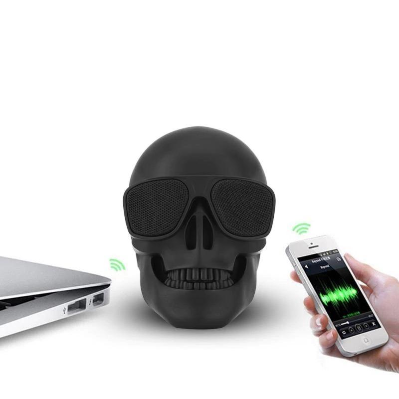 Norvo | Black Skull Høyttaler Bluetooth Stereo Høyttaler
