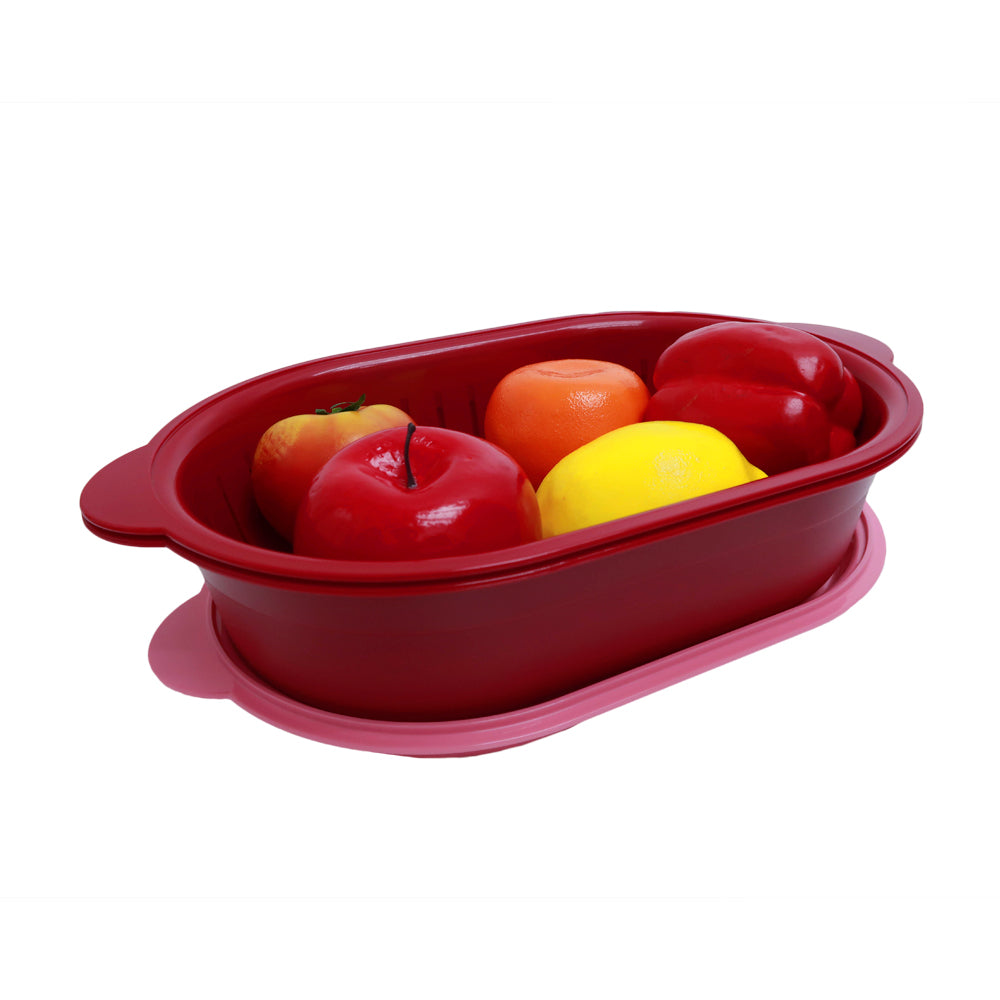 Norvo | Tupperware Oval Server med Sil 2.0L