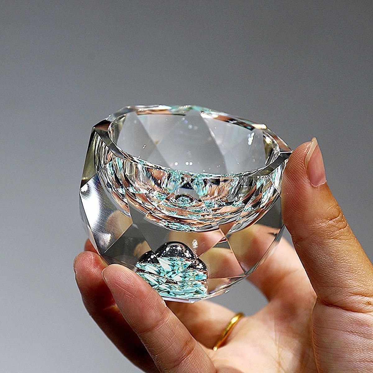 Norvo | 50ml diamantkutt krystall drikkeglass vodka shot glass vin glass whiskey glass brennevin sake soju brandy tekopp