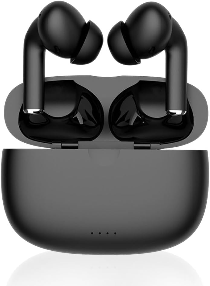 Norvo | True Wireless Ørepropper med Støydemping, Bluetooth 5.0 & Trådløs Laderelong – Sonetra