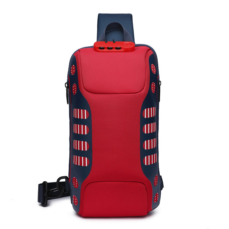 Norvo | Tyveribeskyttende Vanntett Sling Bag, for Sykling, Gåing, Reising
