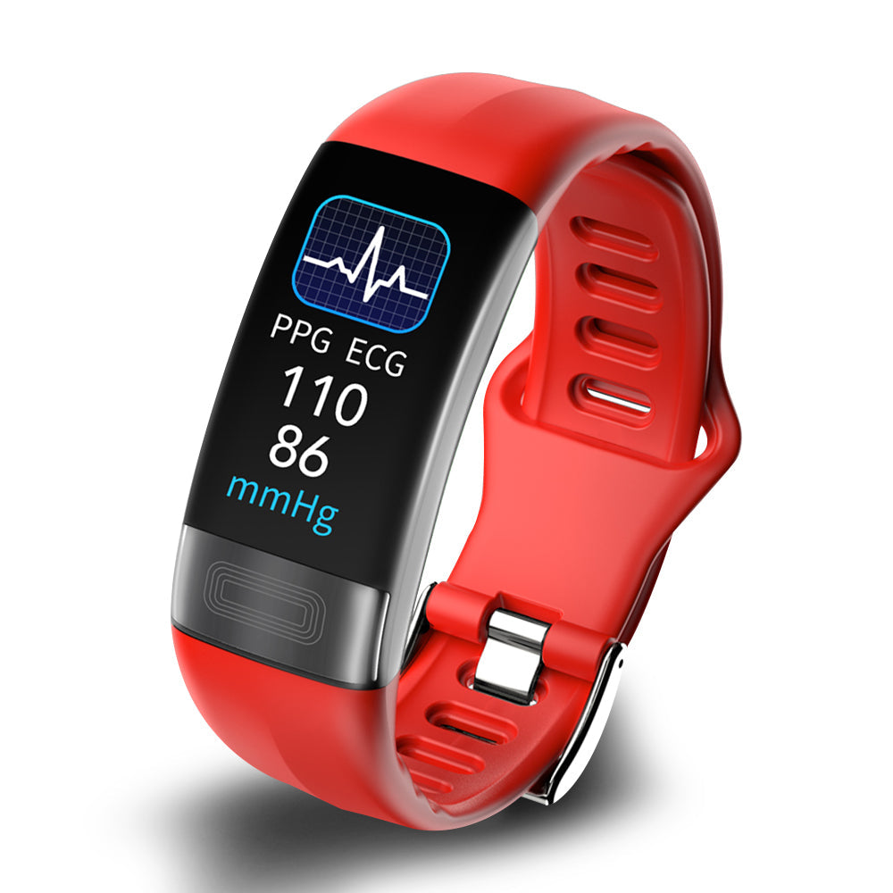 Smart Armbånd Blodtrykksovervåker | EKG, Hjertefrekvens, Oksygenmetning & Søvnsporer - FDA Godkjent