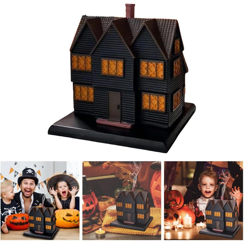 Norvo | Halloween Heks Hus Backflow Røkelsebrenner