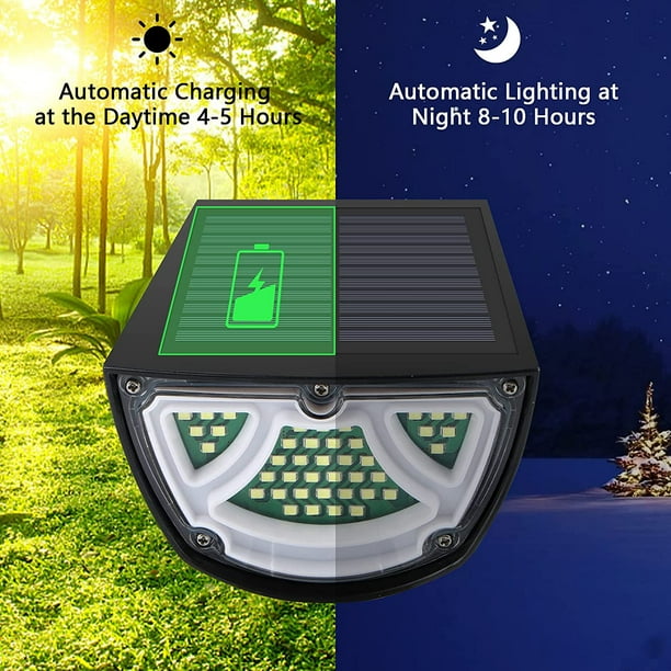 Norvo | Solar LED Spotlight – Utendørsbelysning med solcellepanel for hage og stier