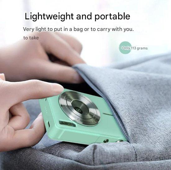 Norvo | Vintage Digital Camera – Snapora | Retro Style Compact Camera with 1080p HD