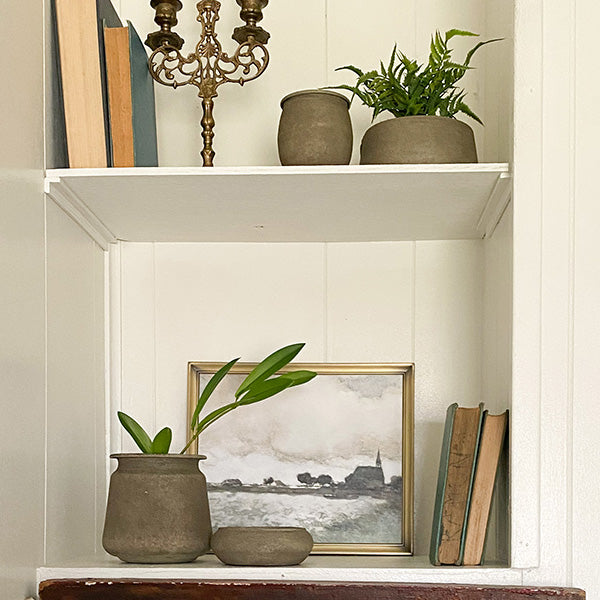 Norvo | Terra Cotta Inspirerte Potter, Sett med 4