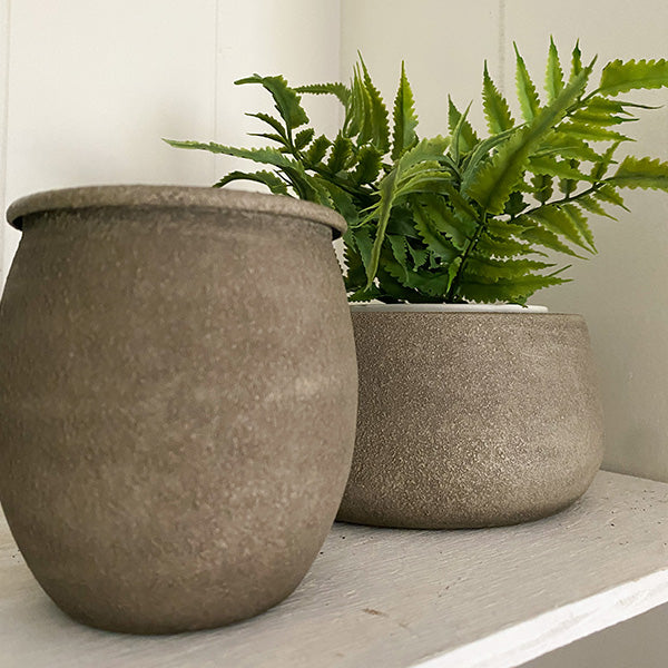 Norvo | Terra Cotta Inspirerte Potter, Sett med 4