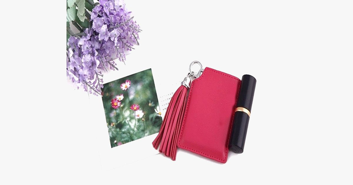 Norvo | Bærbar Rosa LommSpeil