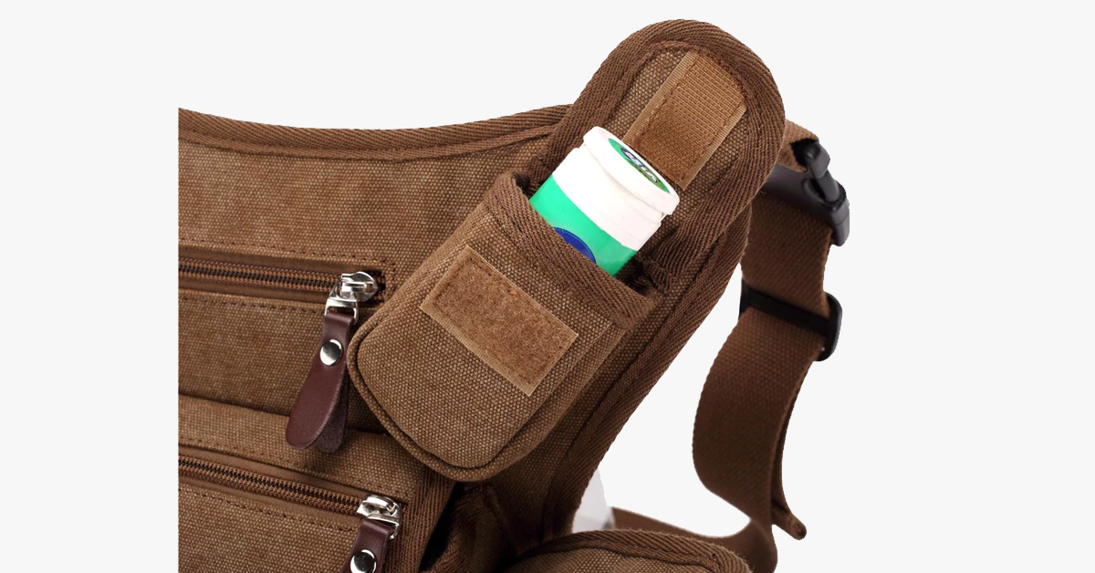 Norvo | Utendørs sports benpose - Laget av 600D polyesterstoffer - PU vanntett - Justerbare og avtagbare benstropper - To sidelommer med glidelås - Multifunksjonell bag