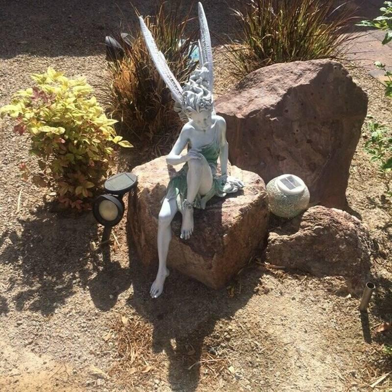 Norvo | Sitting Elf Sculpture | Hagedekor