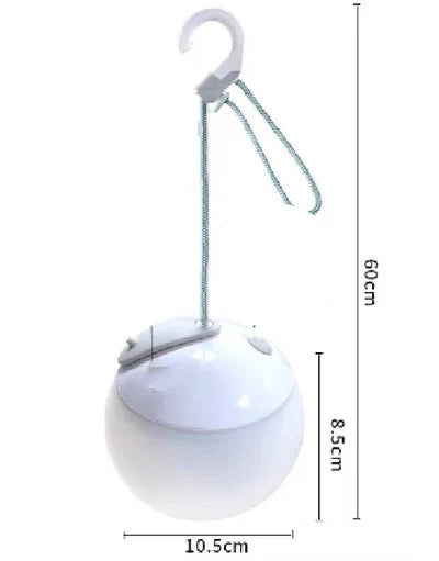 Norvo | Retro LED Campinglampe - Oppladbar USB Lys