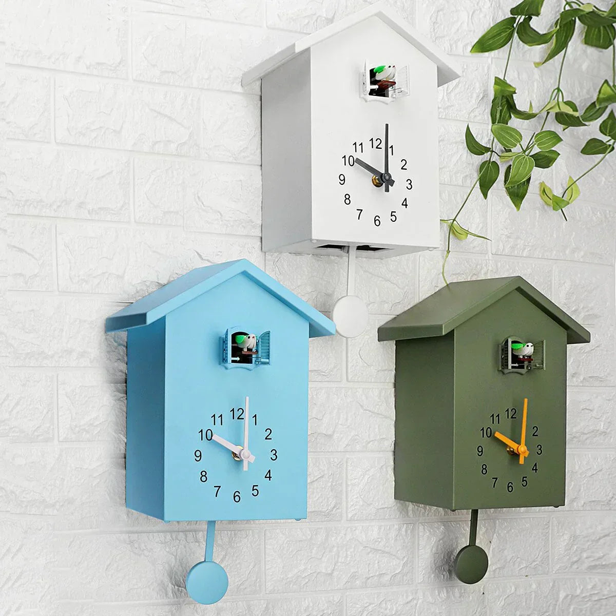 Norvo | Moderne Ku-klokke – Elegant Minimalistisk Design med Timelig Ku-lyd