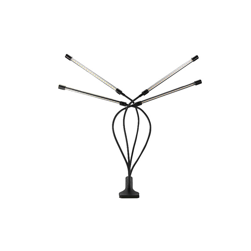 Norvo | Plantevekstlys med 4 fleksible armer og dimmefunksjon for innendørs hager