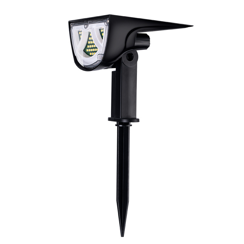 Norvo | Solar LED Spotlight – Utendørsbelysning med solcellepanel for hage og stier