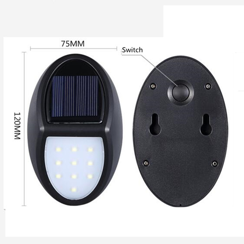 Norvo | Solar LED Vegglampe for Utendørs – Værbestandig, Energisparende og med Bevegelsessensor