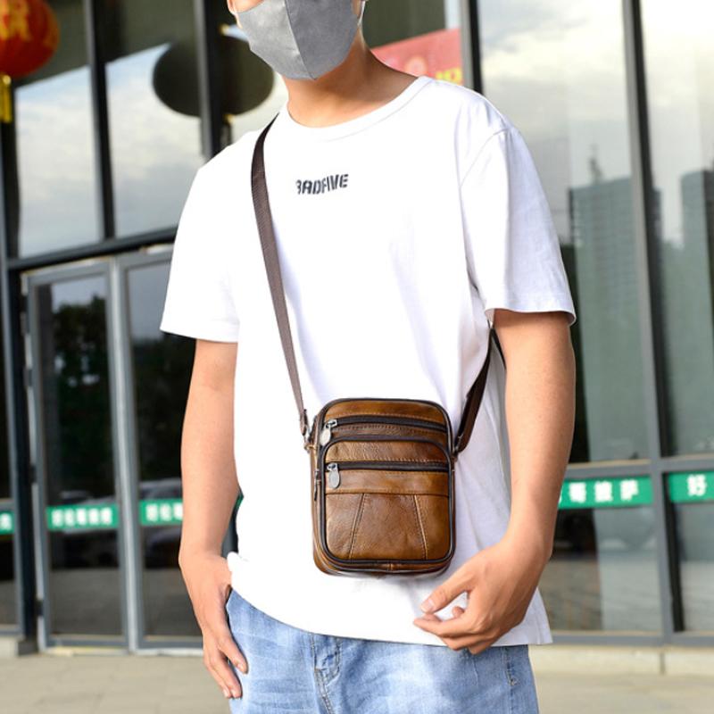Norvo | Vintage Skulderveske for Menn