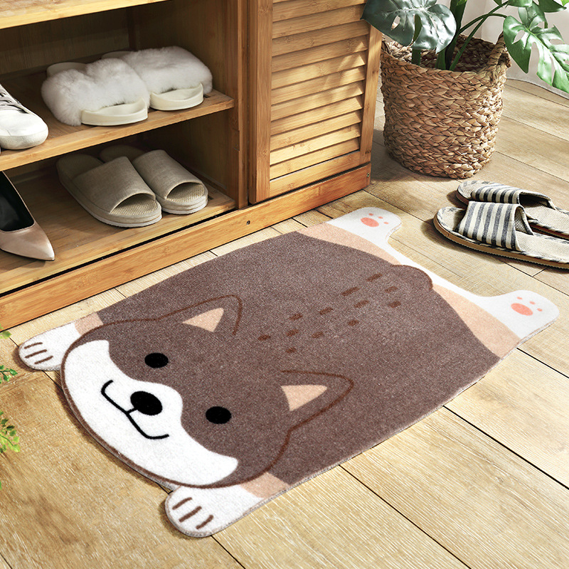 Norvo | Søt Dyre Antiskli Mat – Pet Design for Kjøkken, Bad og Gang