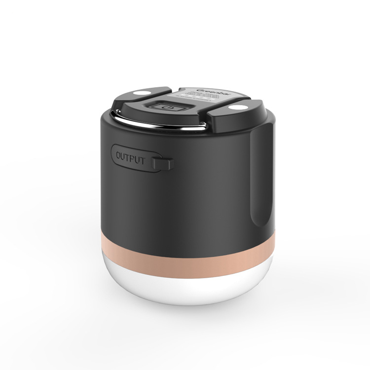 Norvo | Bærbar LED Campinglampe med Power Bank – Oppladbar, USB-tilkobling, for utendørs bruk og nødsituasjoner