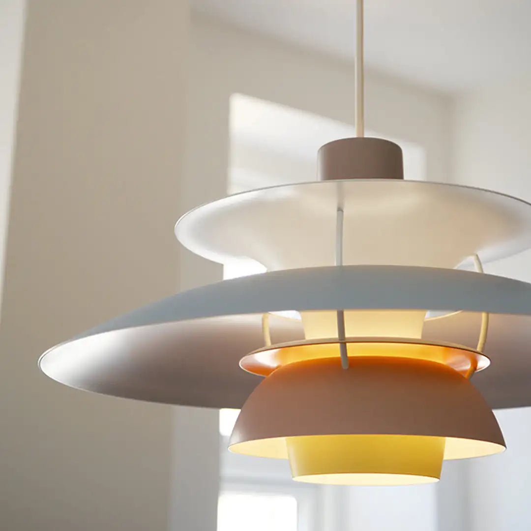 Norvo | Moderne LED Taklampe Rund – Dimbar & Holdbar – Stilfull Belysning for Stue, Spisestue & Kontor