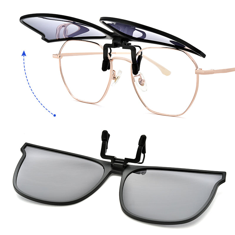 Ny type solbrille klips