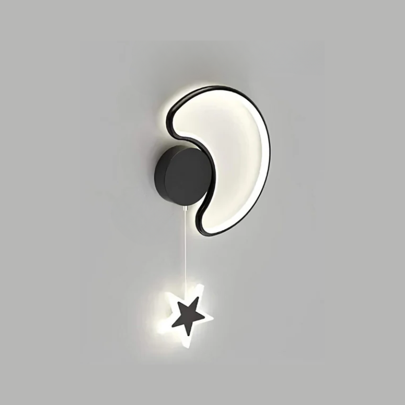 Norvo | DreamLight | Magisk Vegglampe med Skyer, Stjerner og Måne