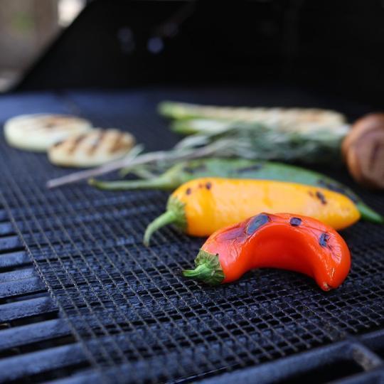 Norvo | Teflon Non-stick BBQ Grill Mesh Mat for gjenbrukbar rengjøring