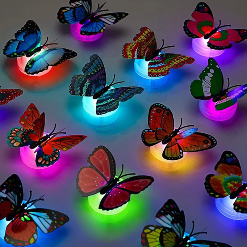 Norvo | 3D LED Sommerfugl Dekorasjon Nattlys