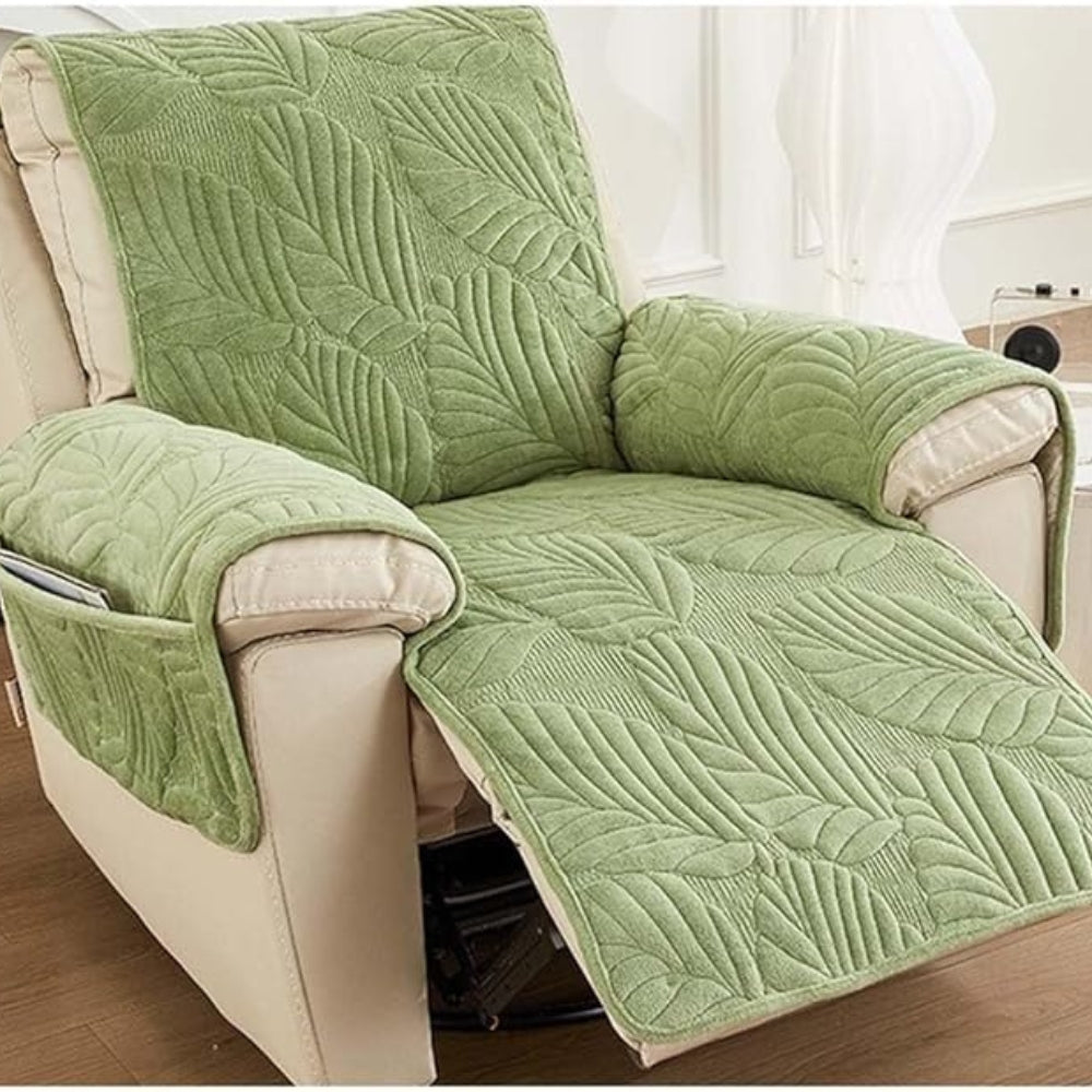 Norvo | Verdant Leaf Pattern Recliner Cover