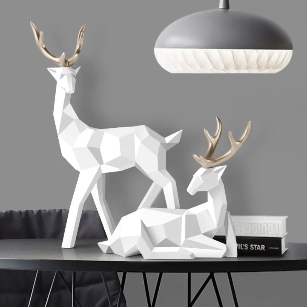 Norvo | Geometrisk Hjorte Statuett