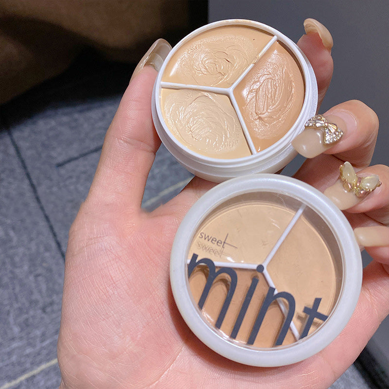 Norvo | Tri-Farge Concealer Palette for Akne Flekkene og Mørke Sirkler