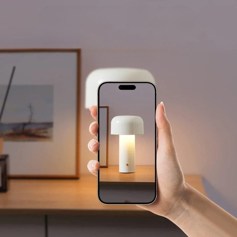 Norvo | Frendorf - Oppladbar sopp LED bordlampe for en koselig atmosfære