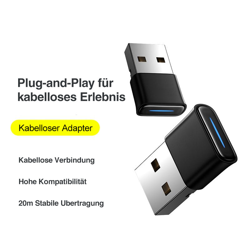 Norvo | USB 5.0 Trådløs Bluetooth Sender Mottaker