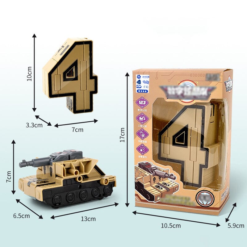 Norvo | Toy Deformation Number Transformer for Kids