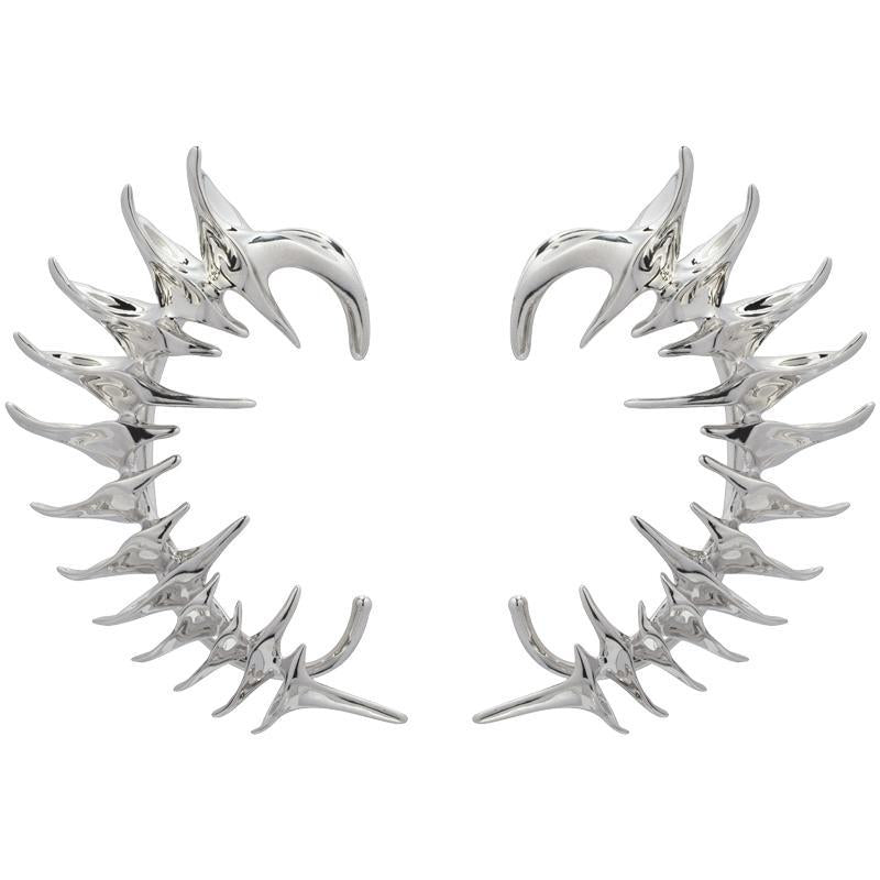 Norvo | Cyberpunk Skeleton Spike Øreklipp