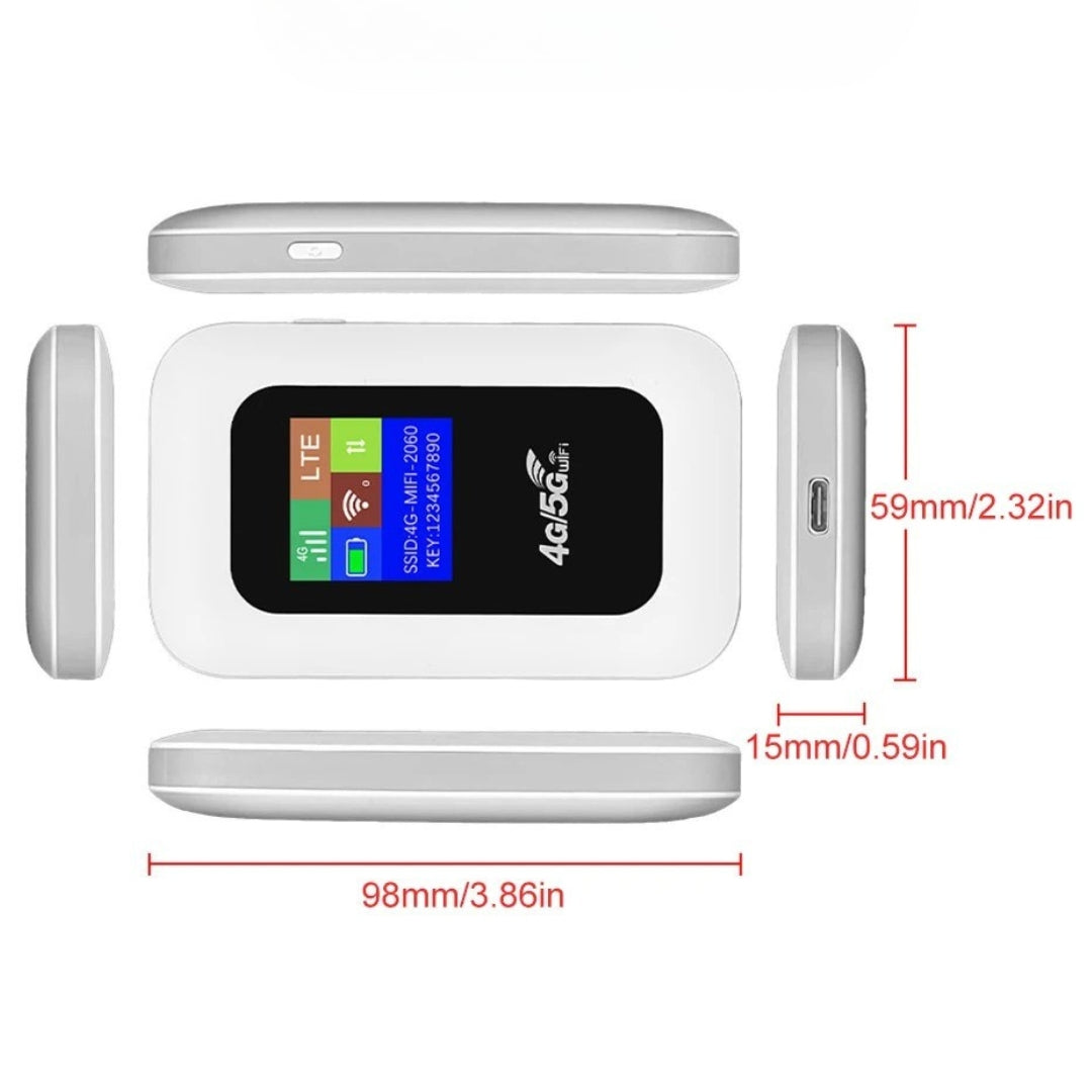 Norvo | WiFi-ruter for reise – 5G WiFi-dongle for sømløs tilkobling hvor som helst
