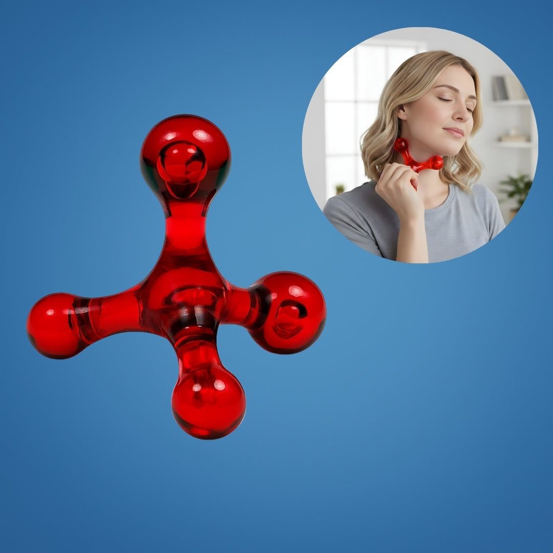 Dypvevsmassasje smerterelief – Kompakt håndholdt – Lindrer knuter og spenninger i rygg, nakke, ben Norvo