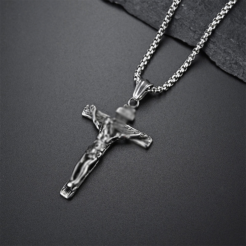 Norvo | Titanium Steel Cross Pendant Necklace