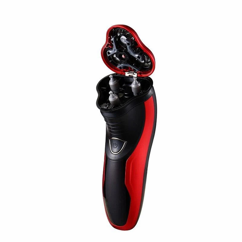 Norvo | Roterende barbermaskin Vanntett Elektrisk barbermaskin Pop-Up hårtrimmer Vått Tørt Trådløs