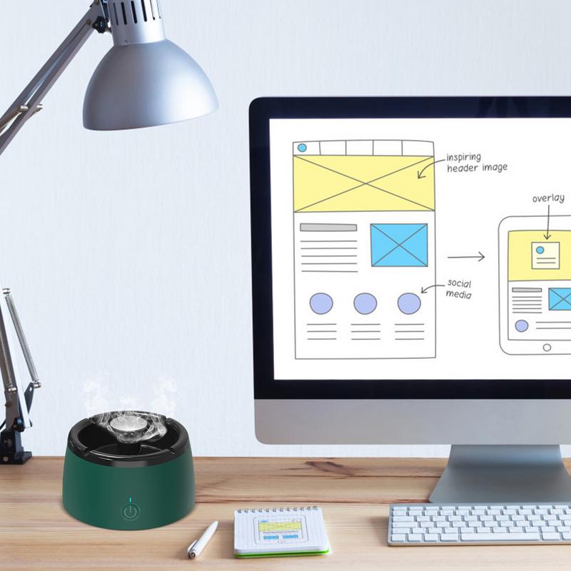 Norvo | Luktfri Røykfri Asjett - Bærbar Røyk Fangst med Duftfilter